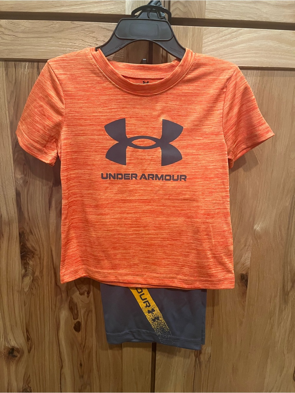 Under Armour Bright Orange Short Sleeve Logo Tee